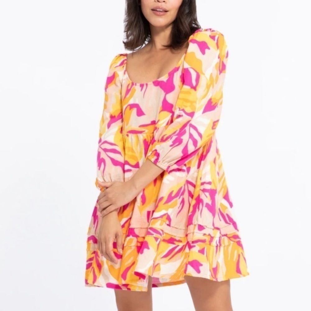 Sanctuary Summer Swing Make A Splash Babydoll Dress, Size M
